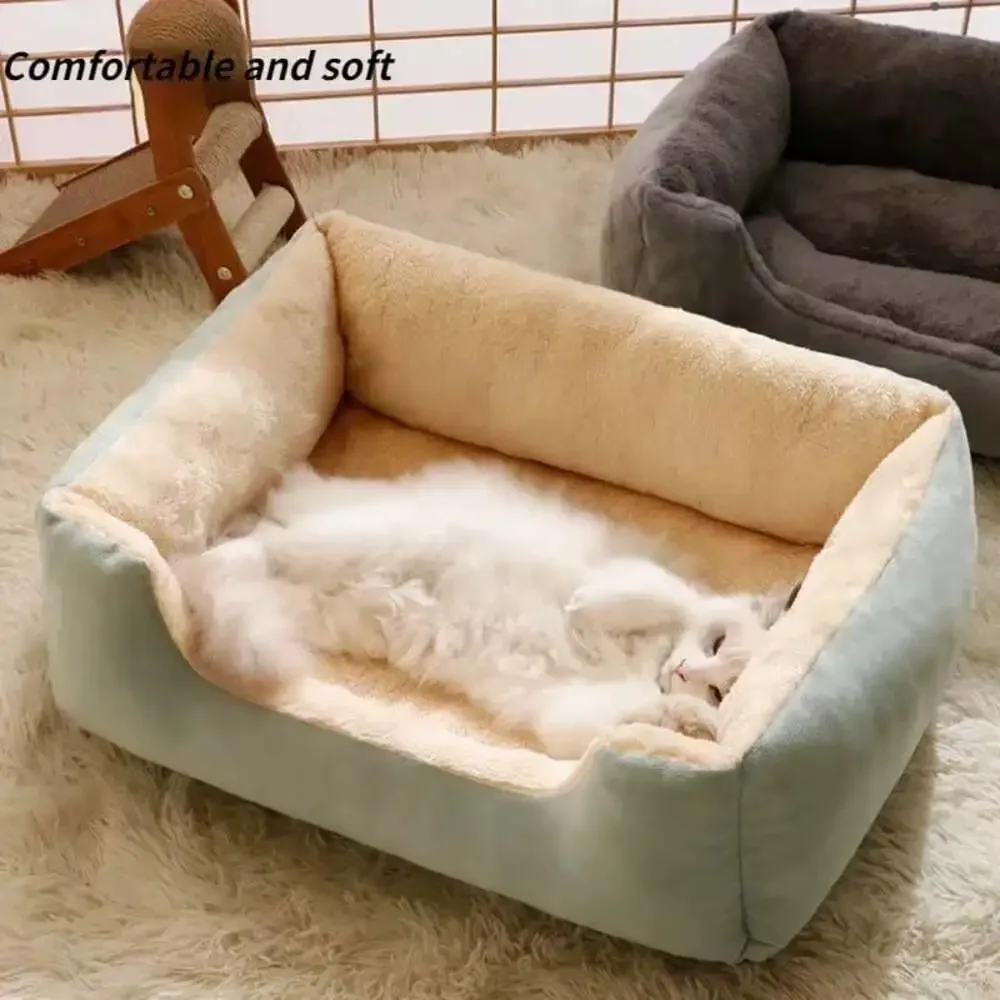 Bed for Cats Pet Products Cushions Kitten Winter Accessories Dog All Houses Supp